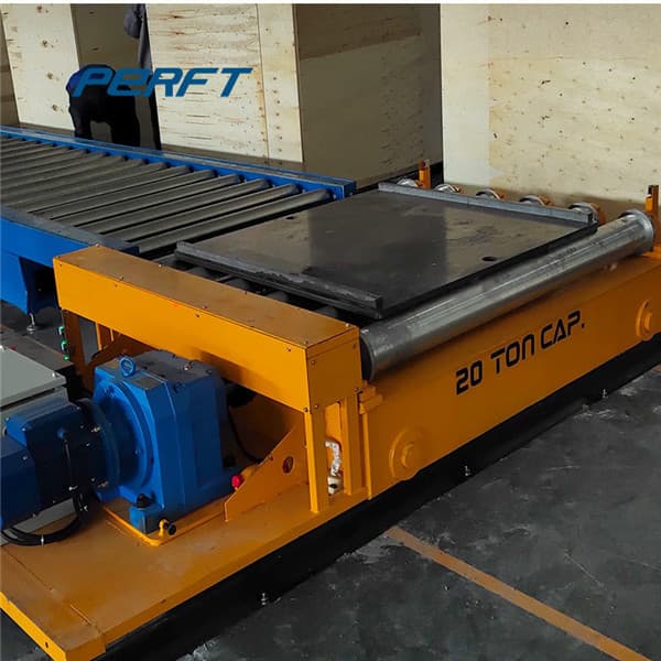 agv transfer cart with fixture cradle 6 tons